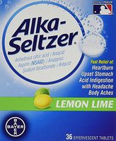 Alka- Seltzer Lemon Lime, 36-Count (Pack of 2)
