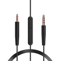 SoundTrue Cable Replacement Audio Extension Cord Line Inline Mic/Remote Compatible with Bose Quiet Comfort 25 35 SoundTrue II/Soundlink/OE2/OE2i/QC25/QC35 Headphones.(Black)