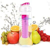 caomei Detox Water Bottle 700 ml Sports Fruit Infusion Bottle Water Bottle Pink Plastic Water Bottle Sports Travel Drinking Utensils