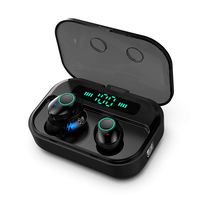 【Latest Version】 True Wireless Earbuds Bluetooth 5.0 in-Ear Wireless Earphones HiFi Stereo Noise Cancelling LED Battery Display Sport Bluetooth Headphones IPx7 Waterproof with Charging Case