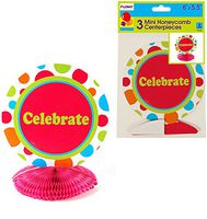 DDI 1902118 Polka Dot Design Mini Honeycomb Centerpieces (3 Count) Case of 36