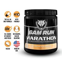 Essential Amino Energy Powder - Peach Iced Tea - Muscle Tea - Sprint Run - Marathon Energy - Pre Workout For Runners - Preworkout For Running - Runners Pre Workout - 6am Run Marathon- 40 Scoops