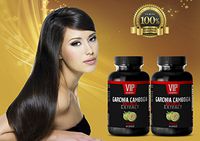 Pure Garcinia Cambogia 50% HCA Extract with Vitamin C, Chromium, Calcium - Appetite Suppressant and Weight Loss Supplement (2 Bottles 120 Capsules)