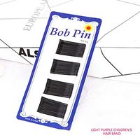 Black Slotted Style Steel Wire Hairpin for Bride Girl