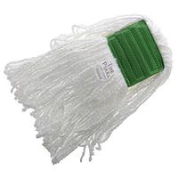 HUBERT Microfiber Medium Mop Head with 5" Headband White Case of 3