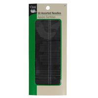 Craft County 50 Pack of Assorted Silver Metal Sewing or Stitching Needles - Multiple Different Length and Styles - Great for Embroidery, Tailoring, Quilting, and Much More