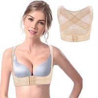 Chest Supports for Women Posture Corrector Brace Prevent Hunchback, Sagging, Posture Corset Adjustable Straps Bra Vest(L-Natural)