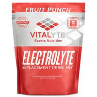 Vitalyte Natural Electrolyte Powder Drink Mix, Gluten Free, 80 Servings Per Container (FRUITPUNCH-Pouch)
