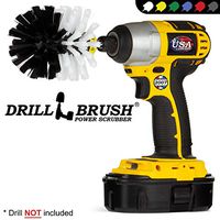 Car Cleaning Supplies – Wheel Brush – Soft White Original Drill Brush Power Scrubber - Car, Truck, Motorcycle, Boat, Jet-Ski, Detail Brush - Interior, Seat, Upholstery, Carpet, Vinyl, Fabric, Leather