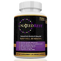 NakedRest Natural Sleep & Rest Aid Supplement Pills - World's Top 17 Herbs & Key Ingredients- Melatonin,Valerian,Chamomile- Stress, Anxiety, and Insomnia Relief- Sleep Aids for Adults Extra Strength