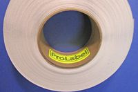 ProLabel Brand White 1" Wafer Tab Seals 3,125 Roll #WHT1W 1" Round