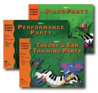 Bastiens' Invitation to Music - 3 Book Set - Includes Piano Party Book D, Performance Party Book D, and Theory & Ear Training Party Book D