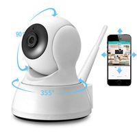 Security Camera WiFi IP Camera - BESDER HD Home Wireless Baby/Pet Camera with Cloud Storage Two-Way Audio Motion Detection Night Vision Remote Monitoring,White (White)