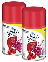 Glade Automatic Spray Air Freshener Refill TzSBx, 2Units (Blooming Peony and Cherry)