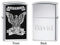 Personalized Zippo Right to Bear Arms Lighter with Free Engraving