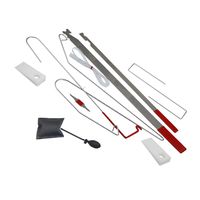 Universal Car Door Emergency Unlock Tool Kit Long Reach Tools Auto Repair for Vehicle