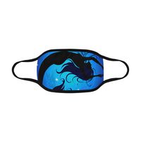 InterestPrint Washeable Reusable Mouth Mask Mermaid Anti Dust Half Face Mouth Mask for Men Women Dustproof