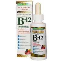 Nature's Bounty B-12 5000mcg Sublingual Liquid Natural Berry Dietary Supplement - 59 Doses by Nature's Bounty