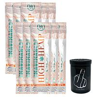 Herb Airtight Container Fresh Kettle with Organic Maui Mango Hemp Wraps Vegan Non-GMO 10 Count DC Crafts Nation - Middle Finger