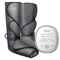 Upgrade Leg Air Pressure Compression Massager for Foot and Calf Circulation Massage with Handheld Controller,3 Intensities,6 Modes,High and Low Heating