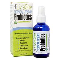 LiviaOne Topical Liquid Probiotics, USDA Certified Organic Probiotics - Gluten & Allergen Free. NO Refrigeration Required - LiviaOne Probiotics are Vegan, Non GMO and RAW