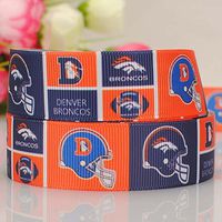 10 Yards 7/8" Inch 22mm popular sport team Logo Cartoon Printed Gift Grosgrain Ribbon