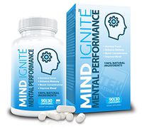 Mind Ignite™ Mental Performance 16 Ingredients - Extra Strength Nootropic Brain Supplement for Focus, Energy, Memory, Clarity, Concentration & More