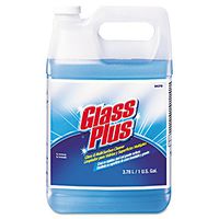 Glass Plus Glass Cleaner, 1 Gal, Blue, Pk4