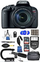 Canon EOS Rebel T7i DSLR Camera with EF-S 18-135mm f/3.5-5.6 is STM Lens Black (1894C003) USA - Full Accessory Video Bundle Package Deal