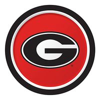 Creative Converting University of Georgia Dinner Paper Plates, 8-Count