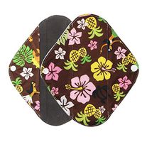 TONSEE Reusable Sanitary Pads for Women, Washable Menstrual Pad (S: 17.5 * 21cm, Multicolor #01)