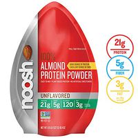 NOOSH 100% Almond Protein Powder (Unflavored, 1.15 lbs) - Plant Based, Vegan, All Natural, 21g of protein per scoop - Kosher, Gluten Free, Non GMO, No Soy, No Dairy, No Peanuts, No Palm Oil