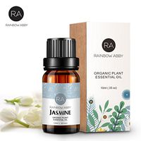 RAINBOW ABBY Jasmine Essential Oil 100% Pure Orangic Aromatherapy Plant Essential Oils Set for Diffuser - 10ML