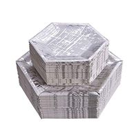 Silver Spoons 1923 Arctic Silver Paper Plates, 36 Servings