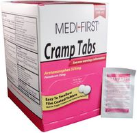 Cramp Tabs Menstrual Pain Relief Acetaminophen 1 Box (250 Tablets) by - MS75580