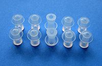 HiiBaby 10pcs (S) Soft Replacement Mushroom Domes Eartips Earbuds for Siemens : Touching, Motion, Nitro, Aquaris, Siemens Life, Lotus 12P, 13P, 13SP, 23P, 23SP, 23M BTE Hearing Enhancer Accessory