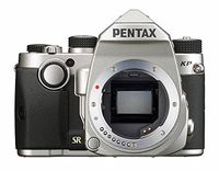 Pentax KP Silver Body 24.32 Ultra-Compact Weatherproof DSLR with 3" LCD, (Silver)