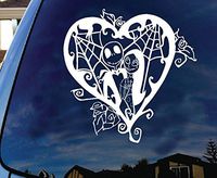 YourChoiceDecals Jack Sally - Nightmare Before Christmas, valentine day vinyl decal windows, cars, trucks, tool boxes, laptops...
