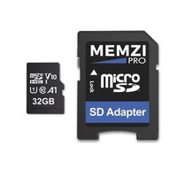 MEMZI PRO 32GB Memory Card Compatible/Works with Samsung Galaxy A90 5G, A70, A60, A50, A40, A30, A20e, A20, A10e, A10s, A10 Cell Phones - 100MB/s U1 A1 V10 Class 10 Micro SDHC with SD Adapter