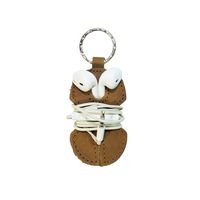 Leather Key Chain & Headphone Wrap Handmade by Hide & Drink :: Café con Leche