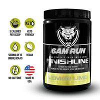 6AM Run - Amino Energy Powder - BCAA Lemon Lime - Sprint Run - Branch Chain Amino Acid Powder - Post Marathon Recovery - Post Run Recovery Drink - Marathon Supplement - 6AM Finishline - 50 Scoops