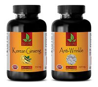 Memory Solution - Korean Ginseng – Anti - Wrinkle - Combo - coenzyme Organic - 2 Bottles (60+60 Capsules)