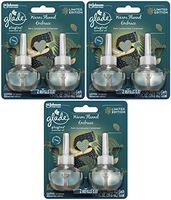 Glade Plugins Scented Oil Refills - Limited Edition - Warm Flannel Embrace - 2 Count Oils Per Package - Pack of 3 Packages