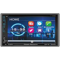Power Acoustik D.din 6.2" Am/fm/cd/DVD/bt with Capacitive Flat Glass Face 9.5in. x 9.5in. x 7.25in.