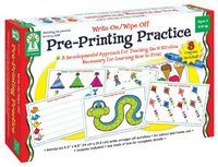 Carson-Dellosa Key Education Pre-Printing Practice Write On/ Wipe Off (846034) 26 Activities