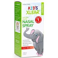 Xlear Kid’s Nasal Spray with Xylitol, All-Natural Saline Nasal Spray for Sinus Rinse & Sinus Relief 0.75 fl oz (2 Pack)