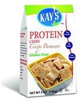 Kay's Naturals Protein Chips, Crispy Parmesan, Gluten-Free, Low Fat, Diabetes Friendly, All Natural Flavorings, 5 Ounce (Pack of 6)