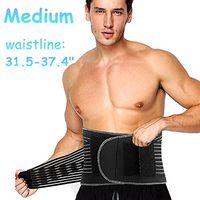 Back Support - Pull Lower Back Spine Therapy Support Pain Relief - Lumbar Support Belt for Herniated Disc Sciatica Scoliosis and More Mesh - Adjustable Waist Support Lower Back Brace for Men Women