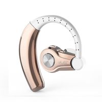 Driver Headsets Bluetooth,Lesheng Power Wireless Earbuds V4.1 Headphone Noise Cancelling Sweatproof earpieces Earphone with Microphone for Outdoor/Office/Driving/Workout/Travel (Rose Gold)