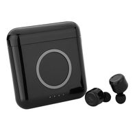 Docooler X4T TWS Earphone, BT4.2 True Wireless Stereo Headset Music Headphone Hands-Free Support Multi-Point Connection Touch Control w/Mic 5200mAh Emergency Power Bank Charger for Smartphones
